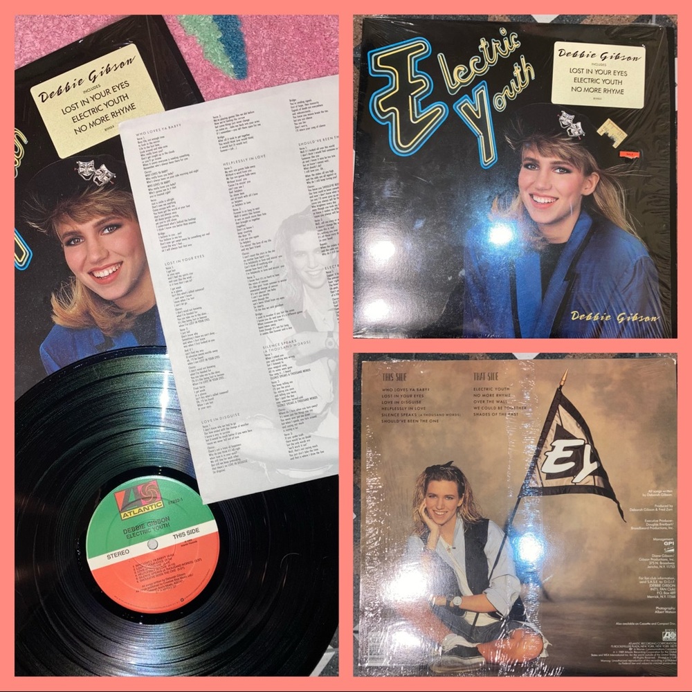 Vintage 1989 Debbie Gibson Vinyl Record